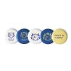 Set of pin buttons