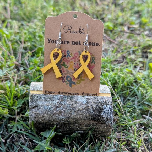 Awareness Ribbon Earrings - Image 4