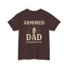Personalized Armored Dad – Unisex Heavy Cotton Tee - Image 5
