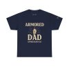 Personalized Armored Dad – Unisex Heavy Cotton Tee - Image 61