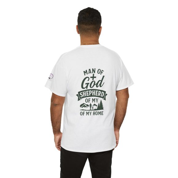 Personalized Man of God – Shepherd of My Home Heavy Cotton Tee - Image 13