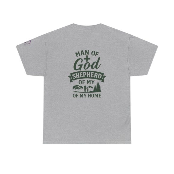 Personalized Man of God – Shepherd of My Home Heavy Cotton Tee - Image 29