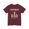 Personalized Armored Dad – Unisex Heavy Cotton Tee - Image 28