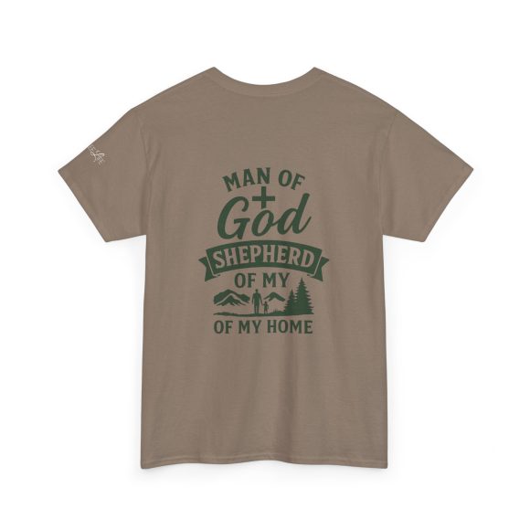 Personalized Man of God – Shepherd of My Home Heavy Cotton Tee - Image 19