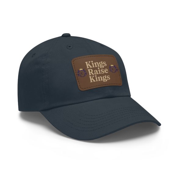 Kings Raise Kings Dad Hat with Leather Patch - Image 2
