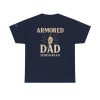 Personalized Armored Dad – Unisex Heavy Cotton Tee - Image 62