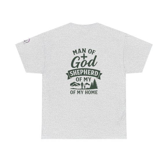Personalized Man of God – Shepherd of My Home Heavy Cotton Tee - Image 21