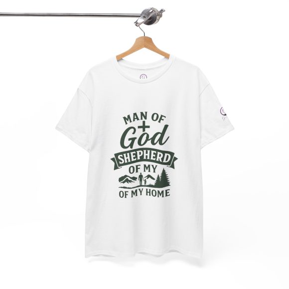 Personalized Man of God – Shepherd of My Home Heavy Cotton Tee - Image 8