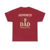 Personalized Armored Dad – Unisex Heavy Cotton Tee - Image 54