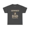 Personalized Armored Dad – Unisex Heavy Cotton Tee - Image 33