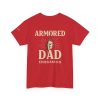 Personalized Armored Dad – Unisex Heavy Cotton Tee - Image 52
