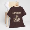 Personalized Armored Dad – Unisex Heavy Cotton Tee