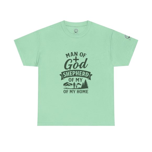 Personalized Man of God – Shepherd of My Home Heavy Cotton Tee - Image 48