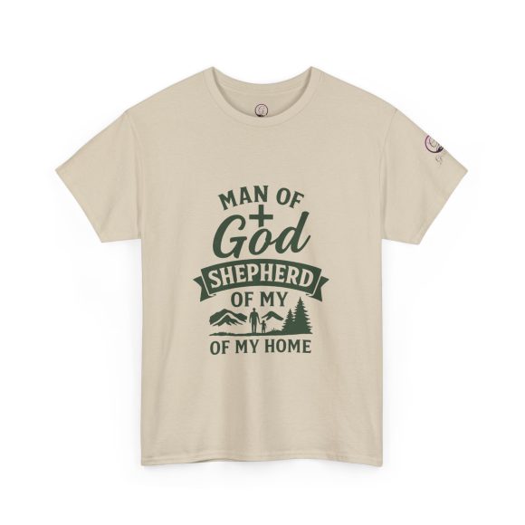 Personalized Man of God – Shepherd of My Home Heavy Cotton Tee - Image 26