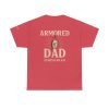 Personalized Armored Dad – Unisex Heavy Cotton Tee - Image 46