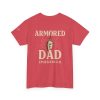 Personalized Armored Dad – Unisex Heavy Cotton Tee - Image 48
