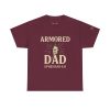 Personalized Armored Dad – Unisex Heavy Cotton Tee - Image 25