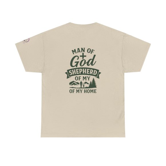 Personalized Man of God – Shepherd of My Home Heavy Cotton Tee - Image 25