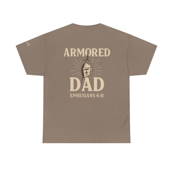 Personalized Armored Dad – Unisex Heavy Cotton Tee - Image 22