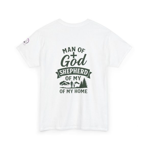 Personalized Man of God – Shepherd of My Home Heavy Cotton Tee - Image 5