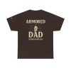 Personalized Armored Dad – Unisex Heavy Cotton Tee - Image 30
