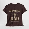 Personalized Armored Dad – Unisex Heavy Cotton Tee - Image 7