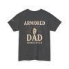 Personalized Armored Dad – Unisex Heavy Cotton Tee - Image 36