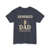 Personalized Armored Dad – Unisex Heavy Cotton Tee - Image 44