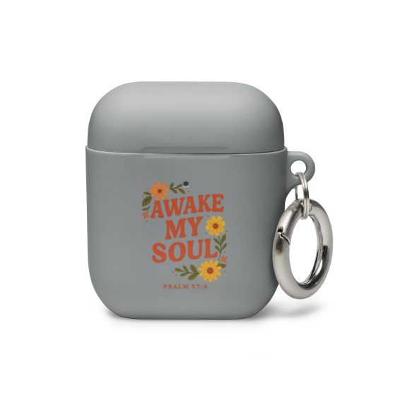 Awake My Soul – Rubber Case for AirPods® (Psalm 57:8) - Image 2