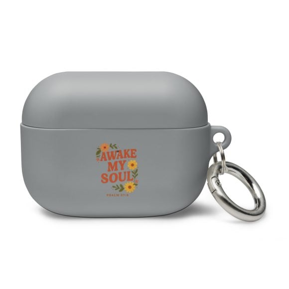 Awake My Soul – Rubber Case for AirPods® (Psalm 57:8) - Image 5