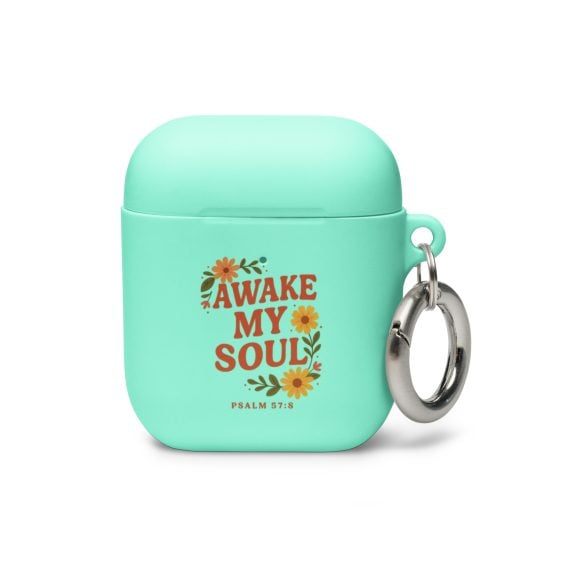 Awake My Soul – Rubber Case for AirPods® (Psalm 57:8) - Image 8
